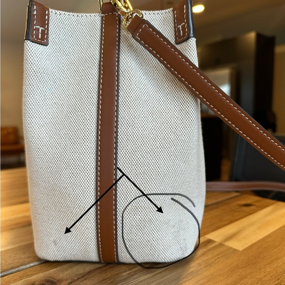 Tory Burch Blake canvas bucket Bag - Picture 11 of 12